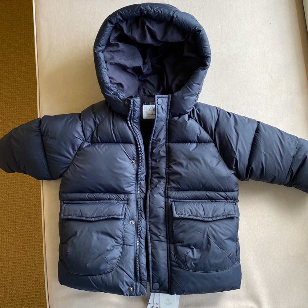 Zara Water Repellent Puffer Jacket